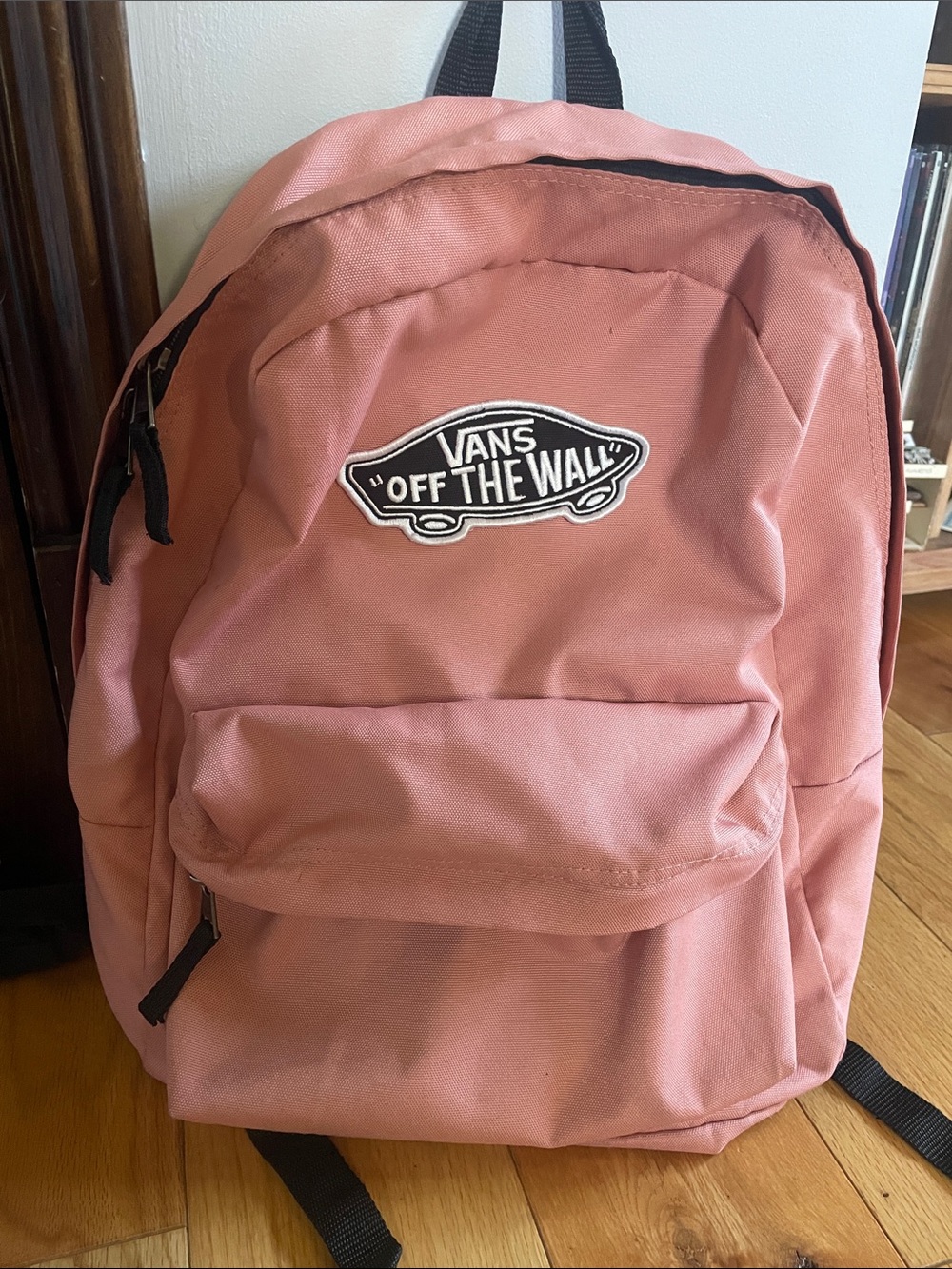 Vans off the wall pink backpack
